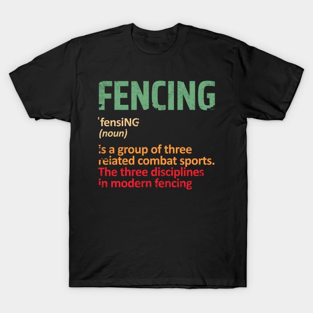 fencing T-Shirt by Circle Project